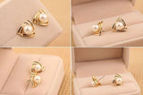 Zhen Tomomi pearl Stud Earrings