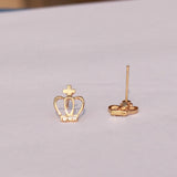 Crown earrings