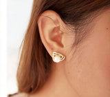 Zhen Tomomi pearl Stud Earrings